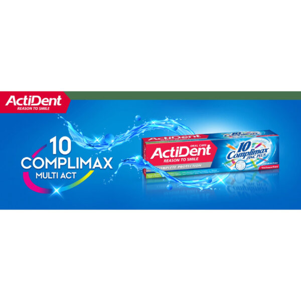 خمیر دندان اکتیدنت مدل 10Complimax وزن 130 گرم - Image 2