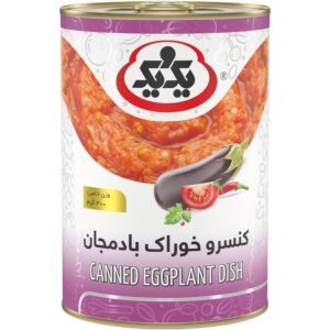 کنسرو خوراک بادمجان یک و یک - 400 گرم